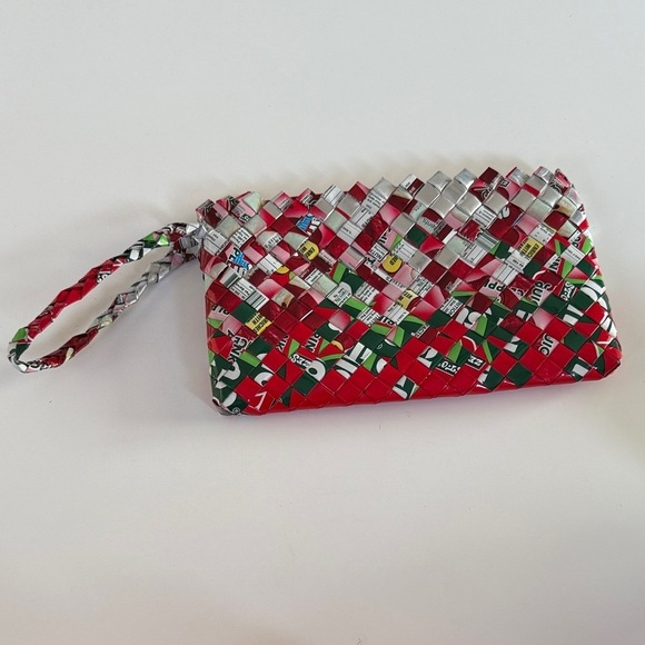 Handmade Handbags - Juice Box  Woven Clutch